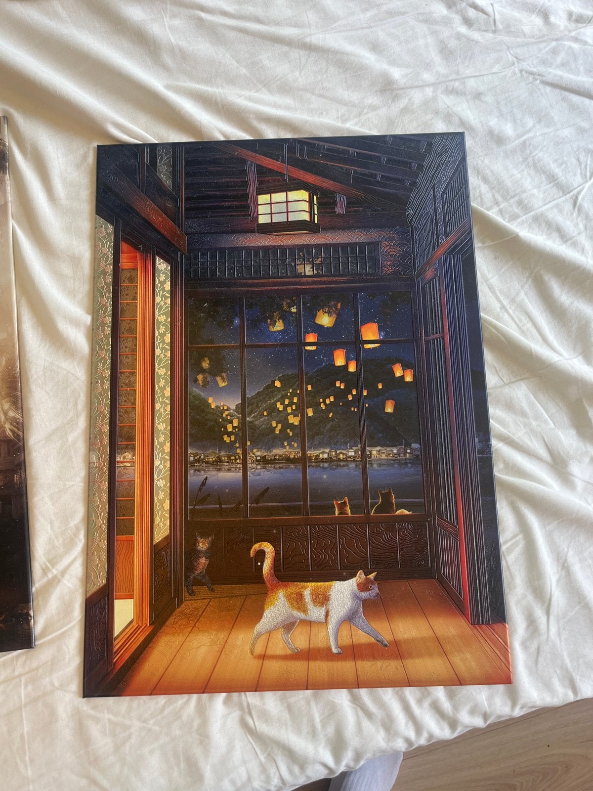 Displate Limited Edition "The Evening Cat" - Nr. 622/1000, 50 – 75, Minder dan 50 cm, Oorspronkelijke maker, Nieuw