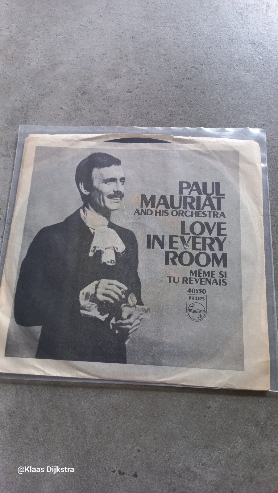 Paul Mauriat - Love in Every Room / Même Si Tu Revenais, Ophalen of Verzenden, Gebruikt, 7 inch
