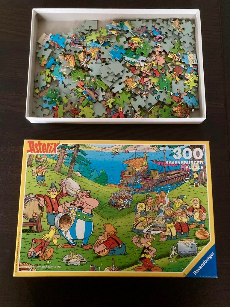 Asterix bij de Zwitsers puzzel 300 st. Ravensburger, Ophalen of Verzenden, Meer dan 50 stukjes, Gebruikt, 6 jaar of ouder