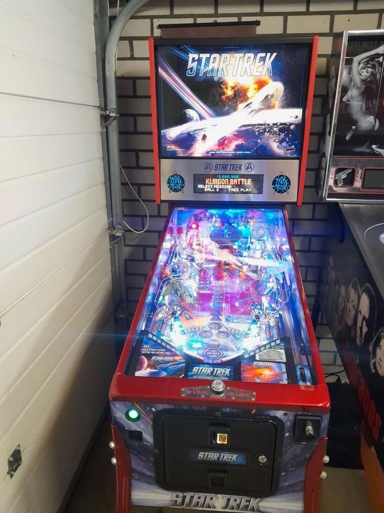 Startrek premium, Verzamelen, Automaten | Flipperkasten, Stern, Ophalen of Verzenden, Zo goed als nieuw, Dot-matrix