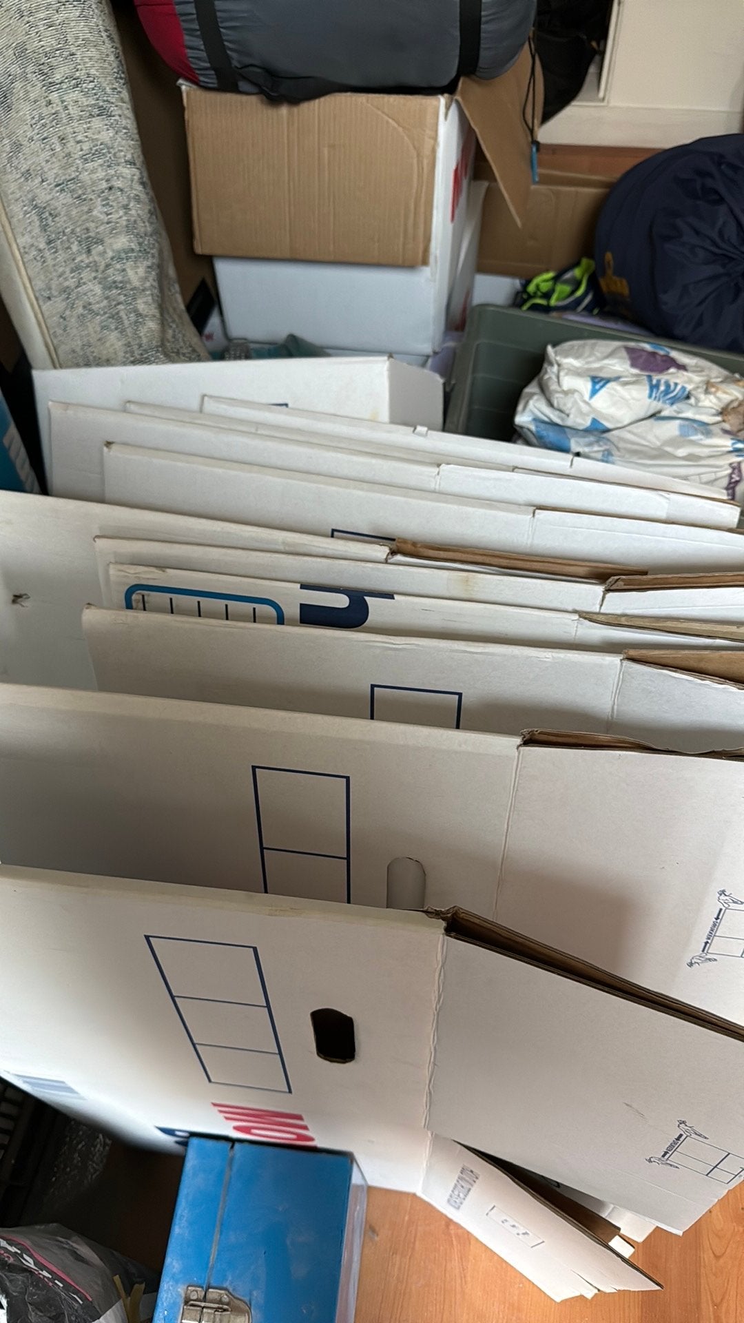12x verhuisdoos, Ophalen, Zo goed als nieuw, Doos, 35 tot 50 cm