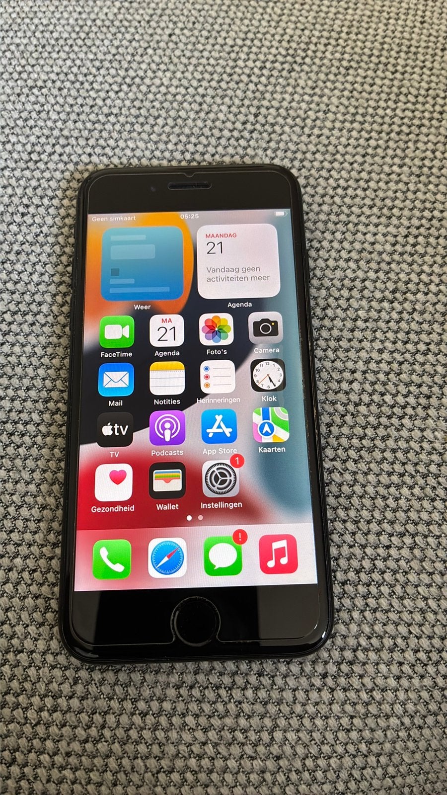 Iphone 7. 32Gb zonder lader, Ophalen, Gebruikt, Zwart, 32 GB