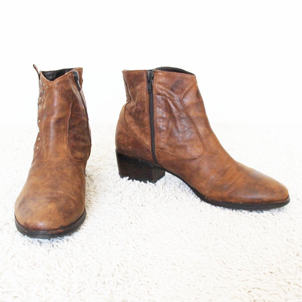 Mooie Leren Everybody Schoenen s3 (Maat 38½) € 45,-, Bruin, Ophalen of Verzenden, Zo goed als nieuw, Lage of Enkellaarzen
