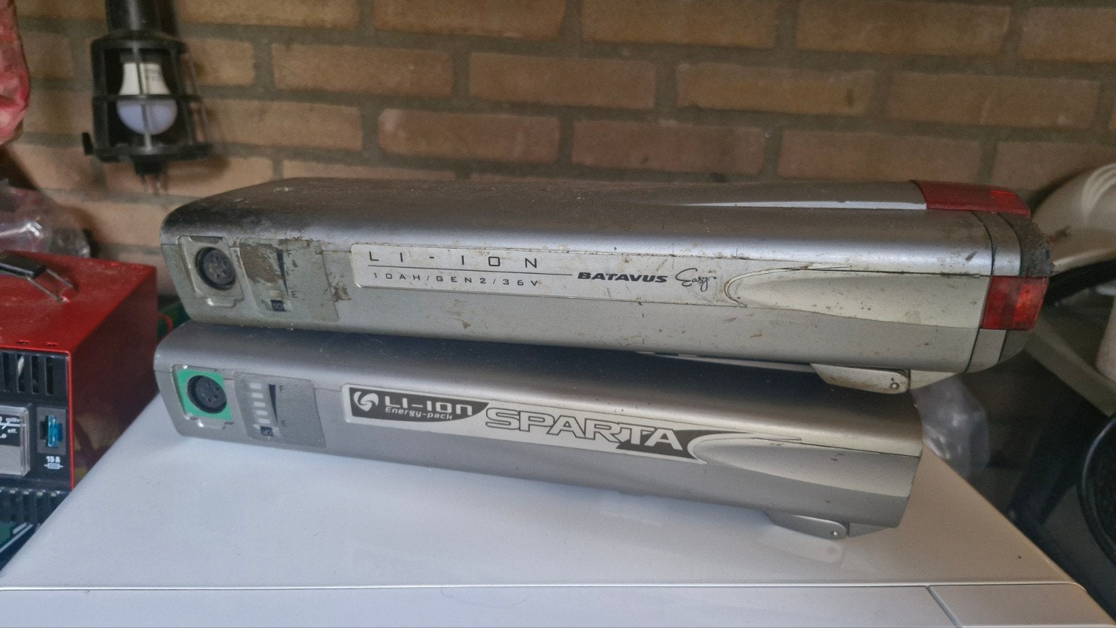 Batavus en Sparta e-bike accu's ( mogelijk defect), Gebruikt