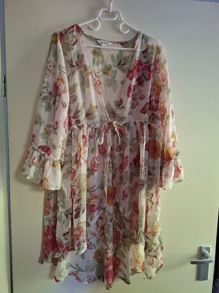 Schattig vestje/kimono MS mode maat 40 (valt best ruim), Ophalen of Verzenden, Zo goed als nieuw, Maat 42/44 (L)