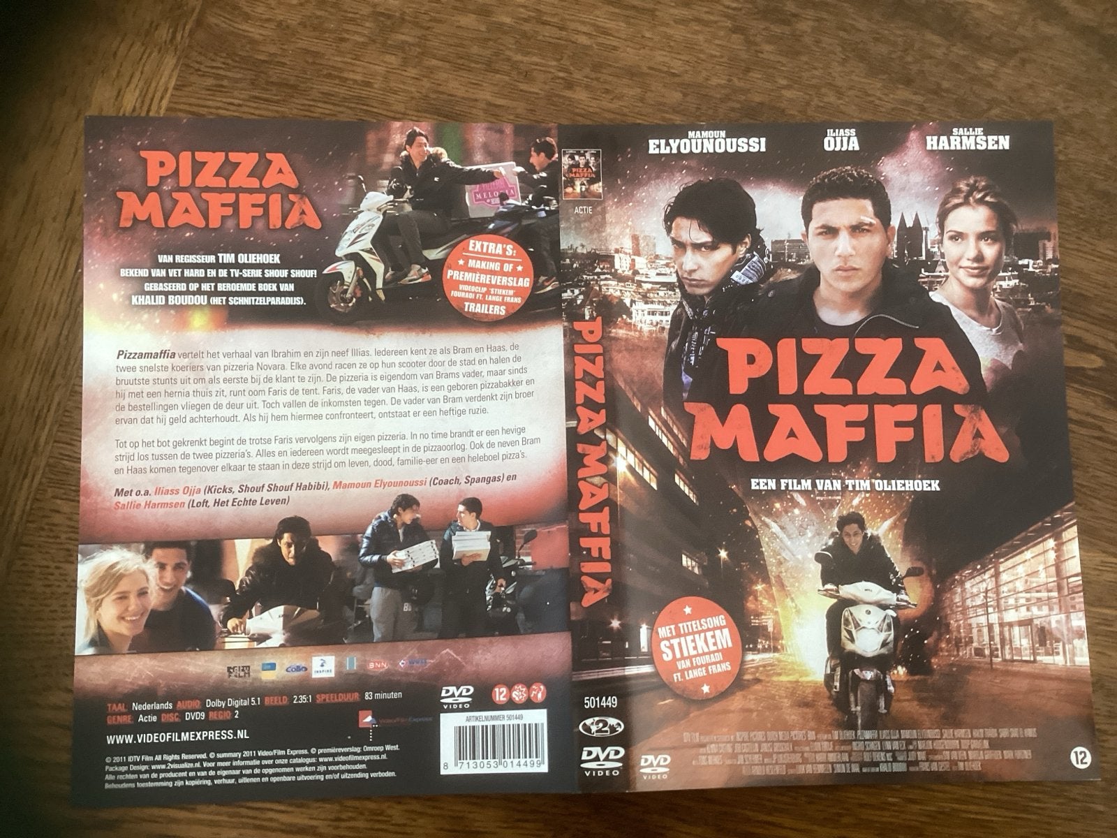 Pizza Maffia DVD - Actiekomedie van Tim Oliehoek, Vanaf 12 jaar, Ophalen of Verzenden, Gebruikt, Actiekomedie