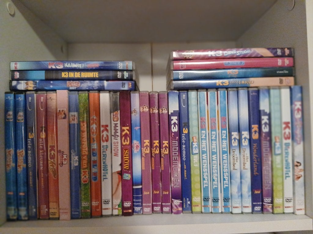 Verzameling k3 dvds, Alle leeftijden, Ophalen of Verzenden, Zo goed als nieuw