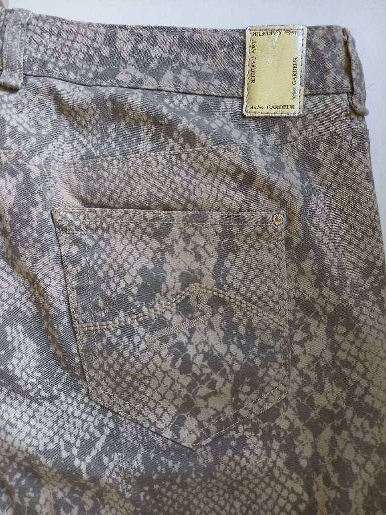 GARDEUR mooie beige grijs broek, maat 44 - 46, Verzenden, Beige, Maat 42/44 (L), Zo goed als nieuw