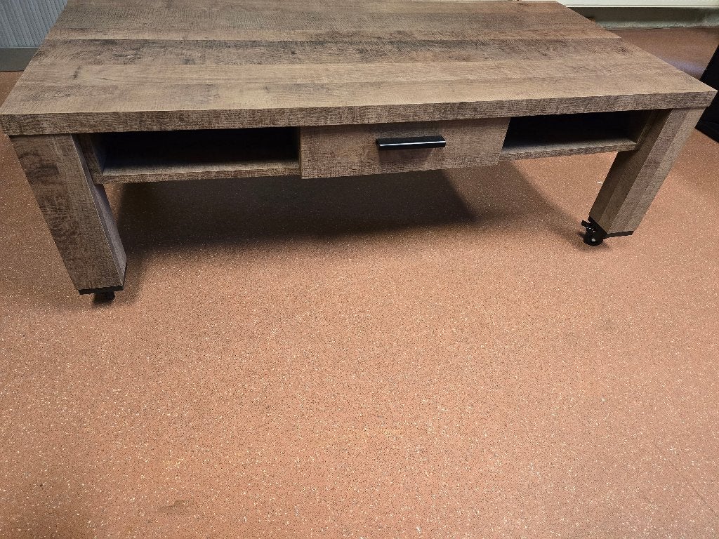 Salontafel, Huis en Inrichting, Tafels | Eettafels, Ophalen, 100 tot 150 cm, Zo goed als nieuw, Vijf personen of meer