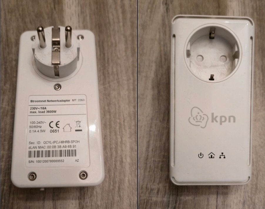 KPN Draadloze Verbindingsset powerline-adapter, Ophalen of Verzenden, Refurbished, Router met modem, KPN