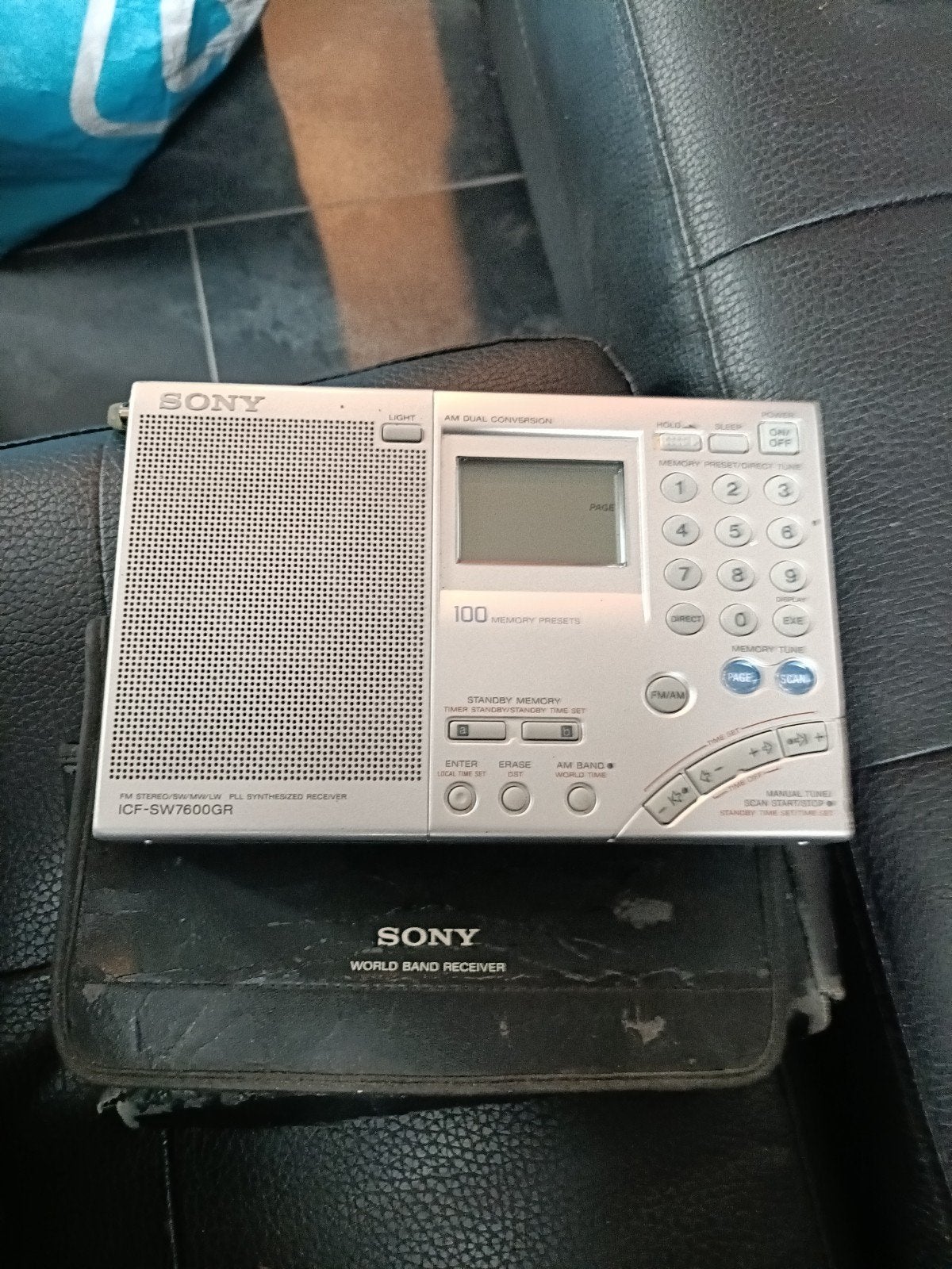 Sony ICF-SW7600GR Wereldontvanger - Zo goed als nieuw, Verzenden, Zo goed als nieuw, Wereldontvanger