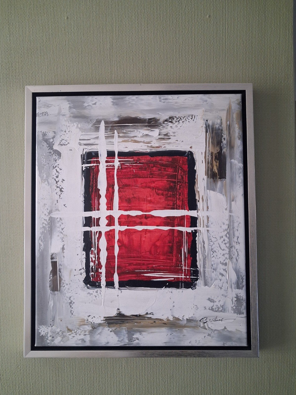Serie van 2 schilderijen van B. Williams, Ophalen