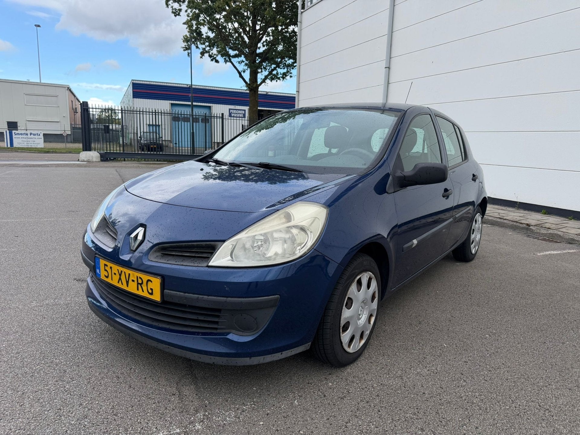 Renault Clio 1.2-16V Business Line Nap Airco 5Deurs Isofix A, Voorwielaandrijving, Gebruikt, 4 cilinders, Blauw
