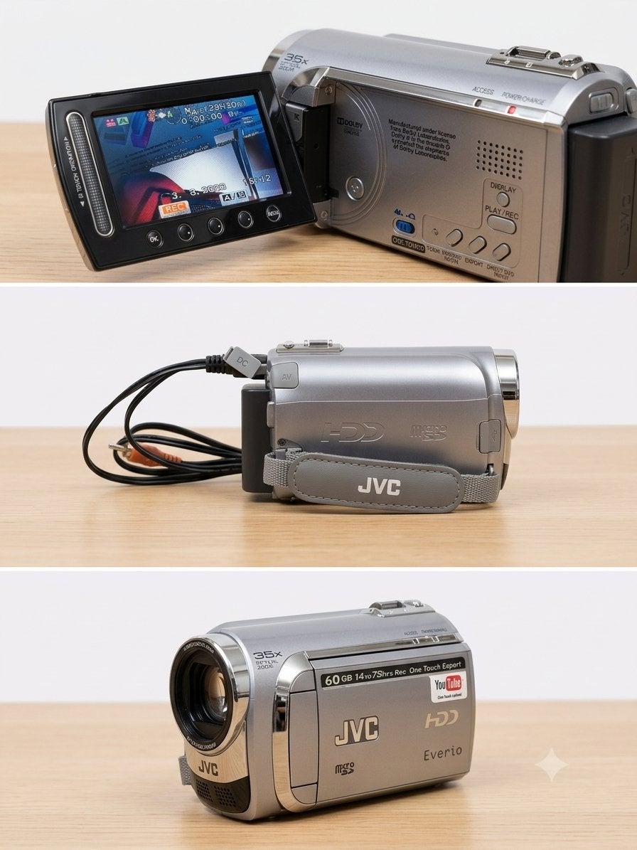 JVC Everio Camcorder 60GB HDD 35x Optische Zoom, Ophalen, JVC, 20x of meer, Camera