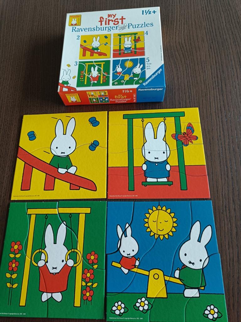 4 Nijntje puzzels Ravensburger - My First Puzzles 1,5+, Kinderen en Baby's, Speelgoed | Kinderpuzzels, Ophalen, Minder dan 10 stukjes
