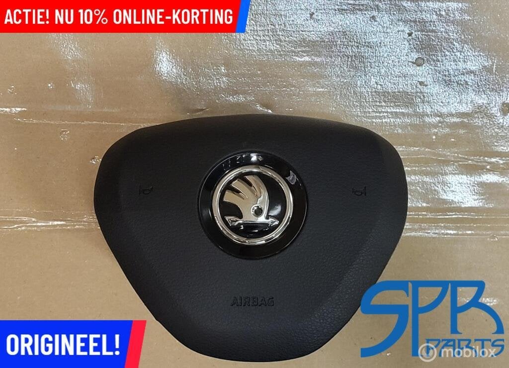 Stuurairbag NIEUW SKODA FABIA NJ 6V0880201C IZY STUUR AIRBAG, Nieuw, Ophalen of Verzenden, Skoda, Skoda