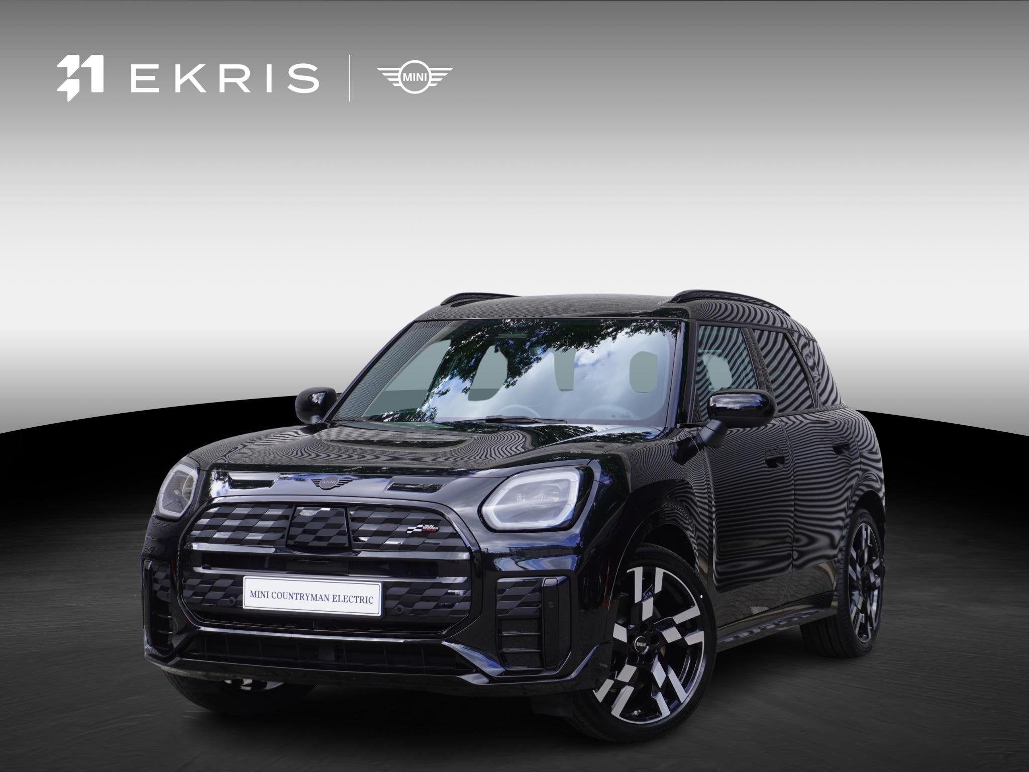MINI Countryman E John Cooper Works Uitvoering | S Pakket |, Auto's, Zwart, Countryman, Leder en Stof, Zwart
