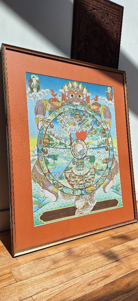 Tibetaans thangka-schilderij, Ophalen