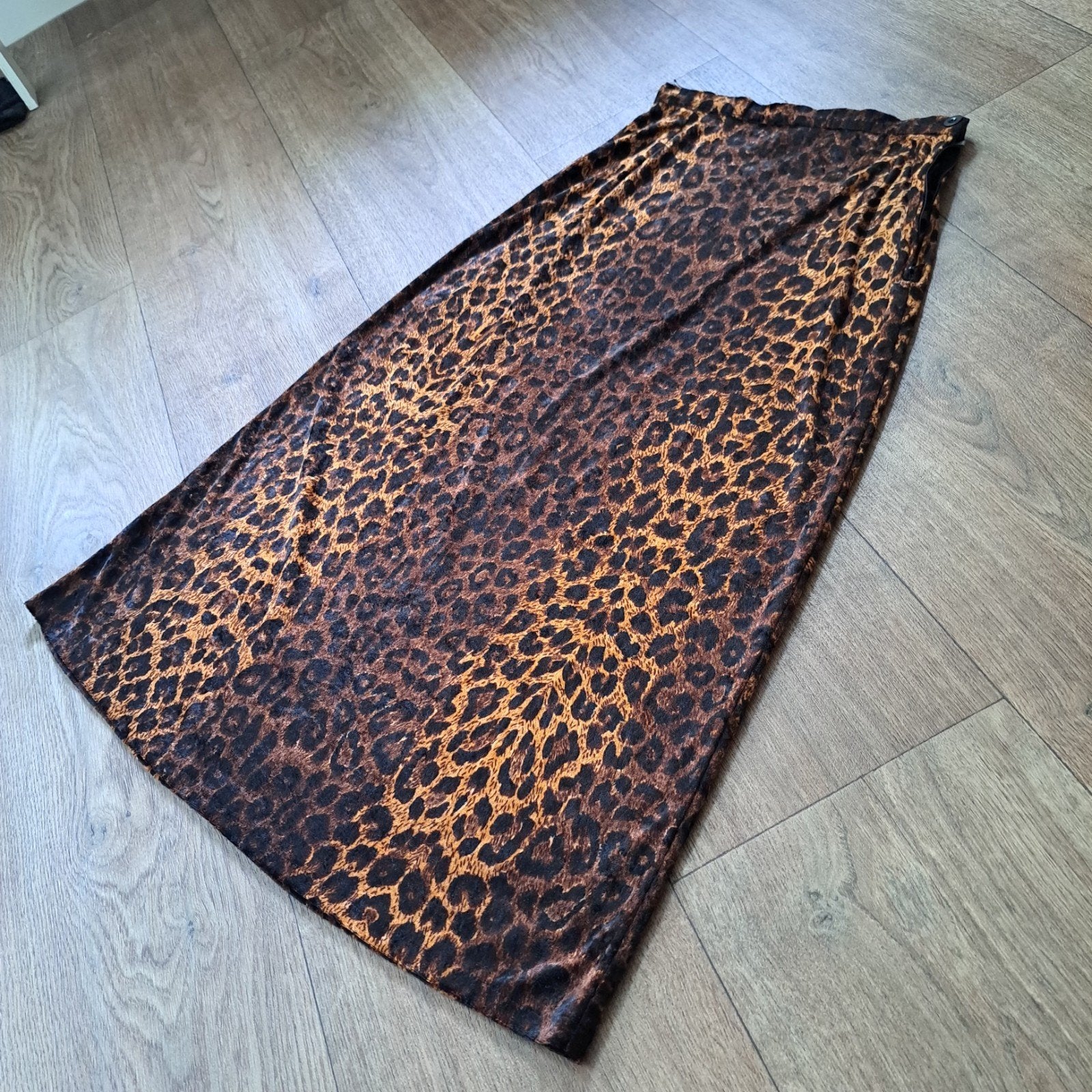 maxi fluwelen rok mt 36, Kleding | Dames, Bruin, Ophalen of Verzenden, Zo goed als nieuw, Maat 36 (S)