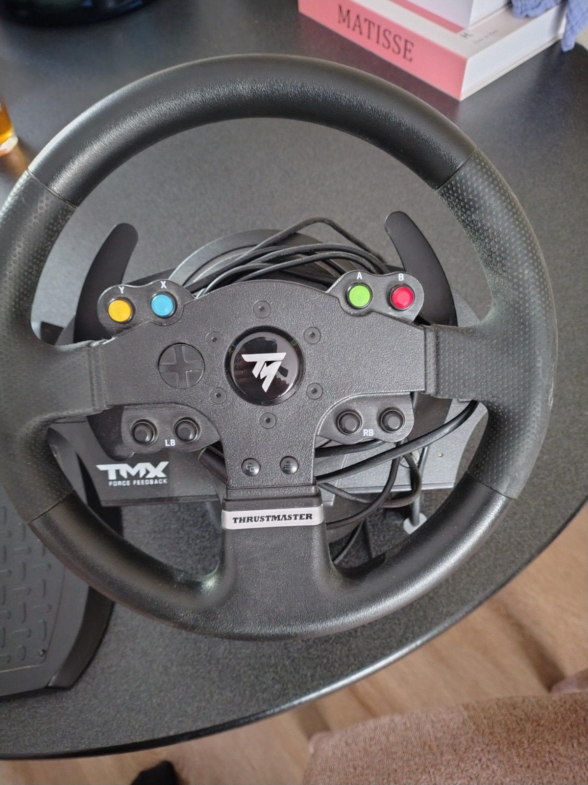 Thrustmaster TMX Force Feedback Racestuur voor Xbox en PC, Spelcomputers en Games, Racestuur, Gebruikt, Xbox, Force feedback