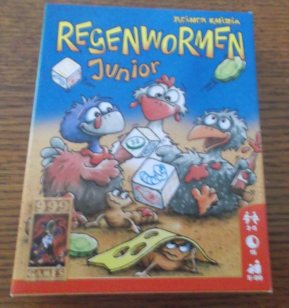 Regenwormen Junior / 999Games, Ophalen, Zo goed als nieuw, 999 Games