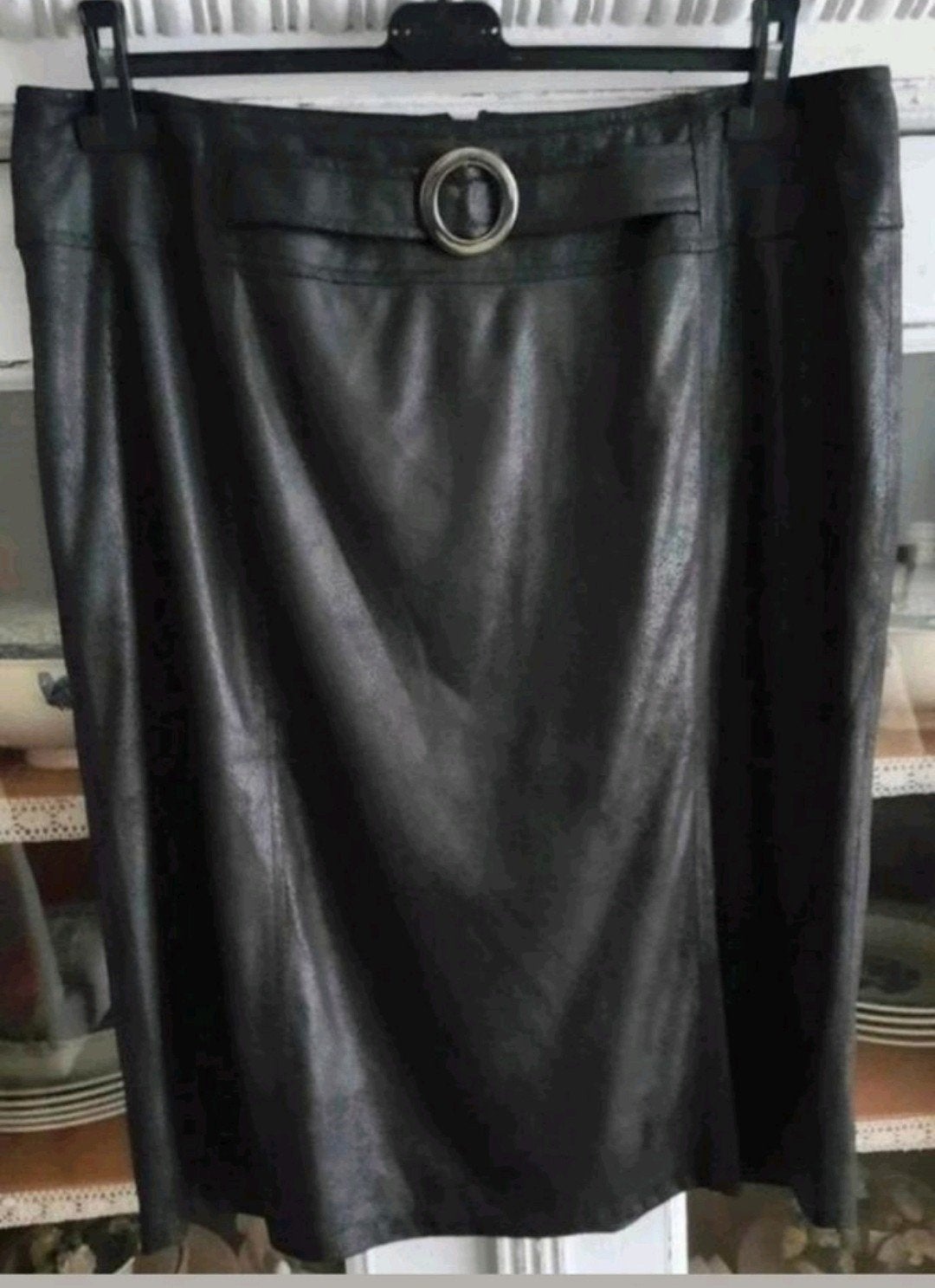 Nieuwe zwarte rok met vleug van Oscar B 42-44, Kleding | Dames, Verzenden, Zwart, Maat 42/44 (L), Nieuw