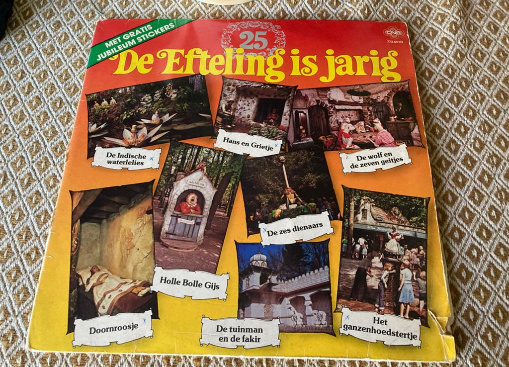 De Efteling is jarig - 25 jaar jubileum dubbel LP, Verzamelen, Efteling, Gebruikt, Ophalen of Verzenden