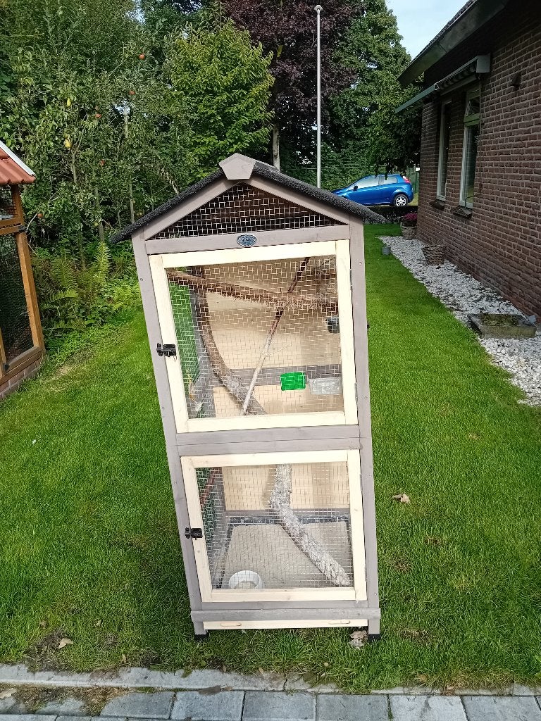 Vogelhok, Dieren en Toebehoren, Ophalen, Zo goed als nieuw, Hout, Vogelkooi