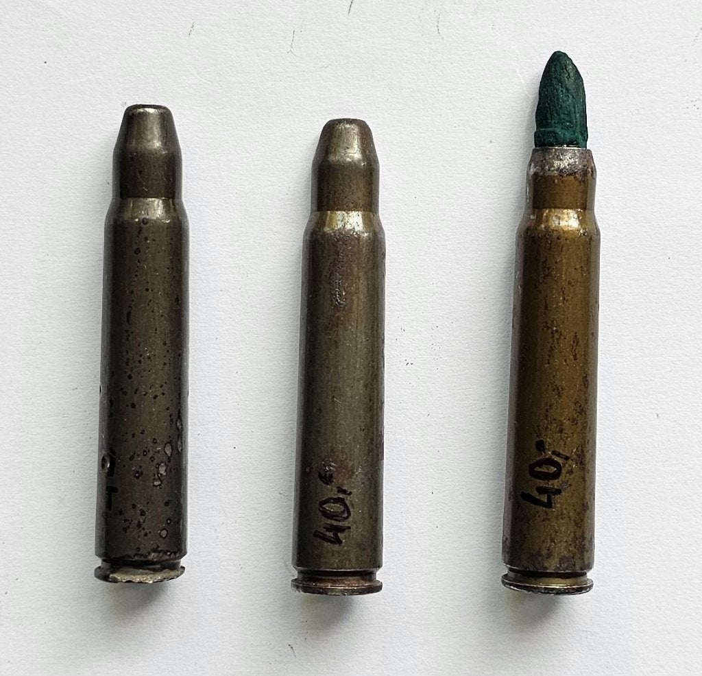 7,92x57mm Mauser Treibpatrone DOORSNEDEN, Ophalen of Verzenden, Landmacht, Duitsland, Hulzen of Bodemvondsten