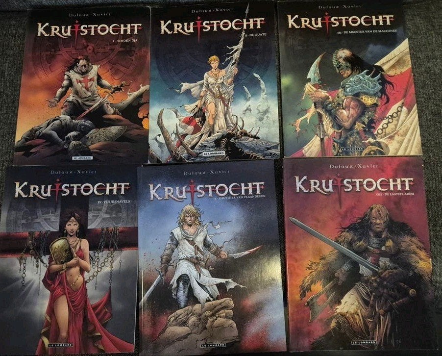 Stripreeks Kruistocht - Mooi getekende ridder serie, Ophalen of Verzenden, Zo goed als nieuw