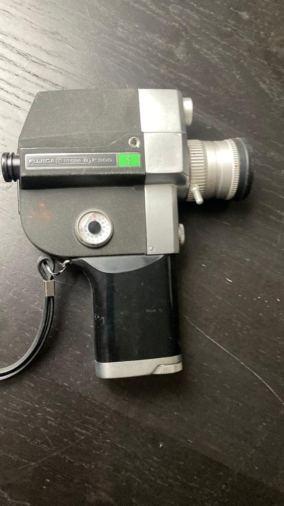 Vintage Fujica Single 8 P300 filmcamera, Ophalen of Verzenden, 8mm, Camera