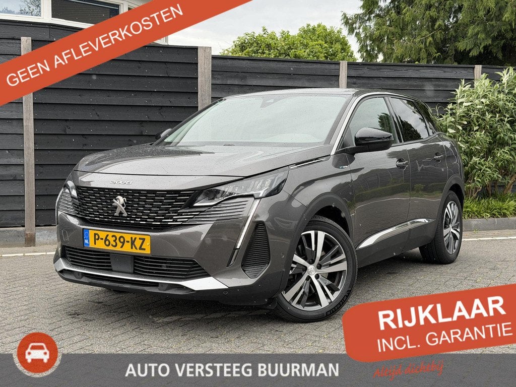 Peugeot 3008 Allure Pack Business 1.6 HYbrid 225PK EAT8 Aut., 12 maanden, Euro 6, Leder en Stof, Grijs
