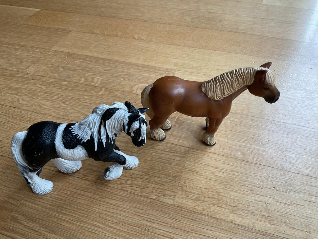 Schleich paarden set - 2 stuks goede conditie., Ophalen of Verzenden, Zo goed als nieuw, Jongen of Meisje