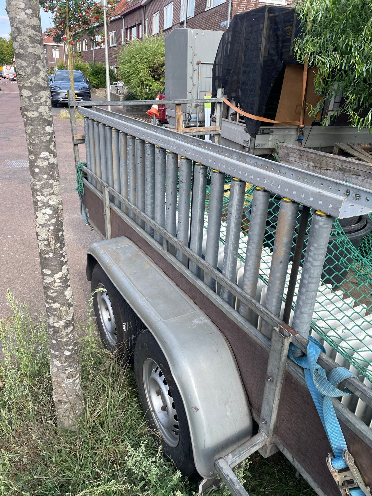 Rollenbaan voor transport of opslag, Ophalen