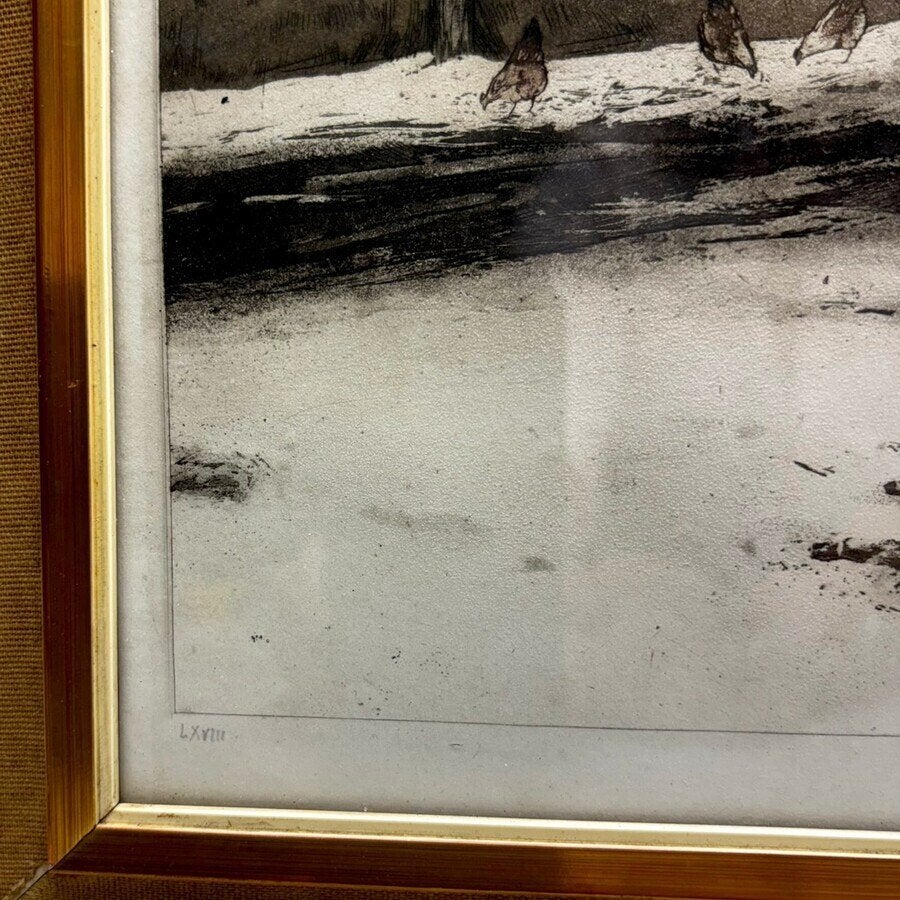 Tjeerd Bottema (1884-1978), winters tafereel, Ophalen of Verzenden