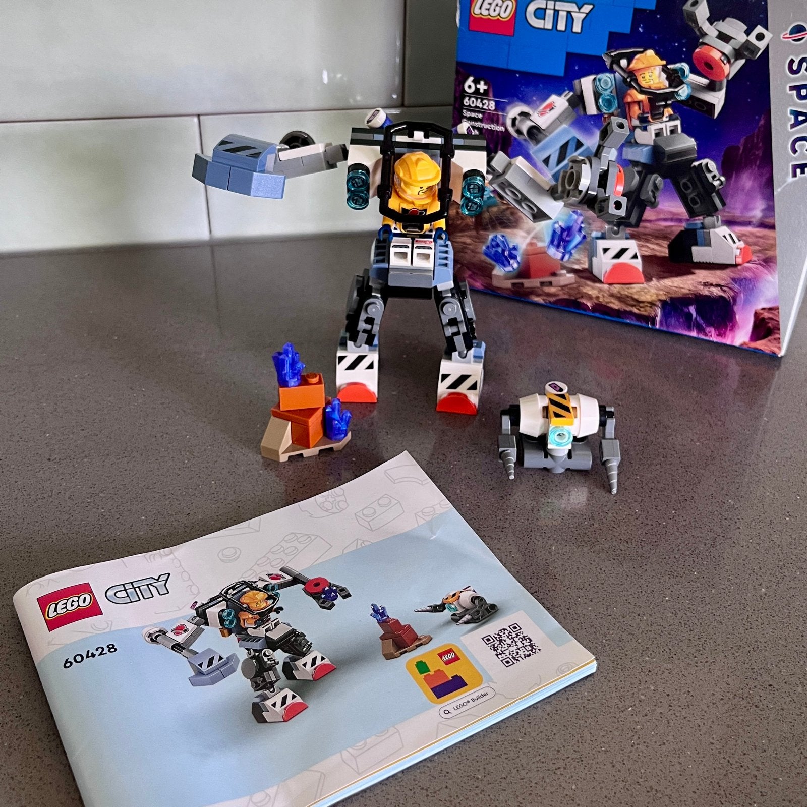 LEGO City Space 60428 - Ruimtebouwmecha Robot - Compleet, City, Lego, Ophalen of Verzenden, Zo goed als nieuw