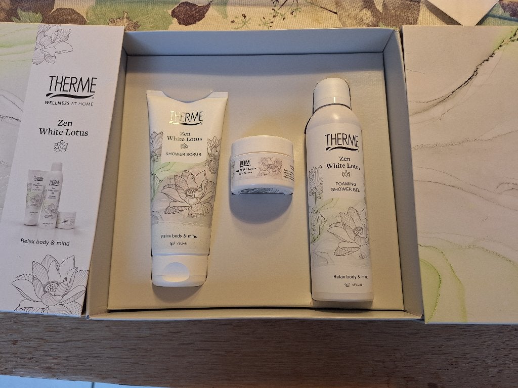 Therme Wellness at Home - Zen White Lotus Pakket - NIEUW, Ophalen of Verzenden, Nieuw, Bad & Douche