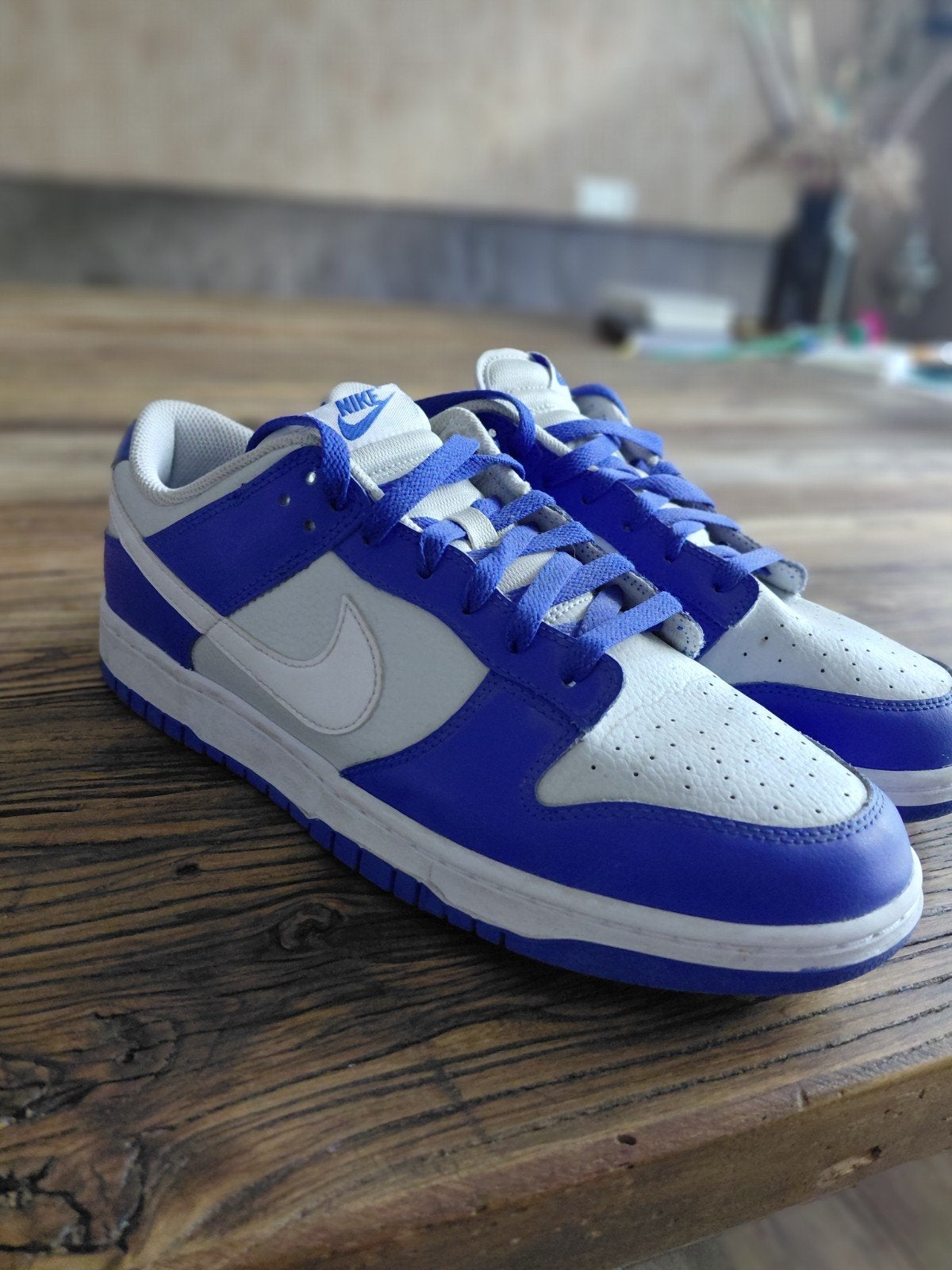 Nike Dunks Maat 46 - Lichte Gebruikssporen, Kleding | Heren, Schoenen, Blauw, Nike, Ophalen of Verzenden, Sneakers of Gympen
