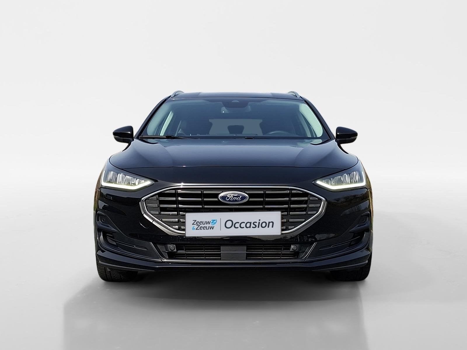 Ford Focus Wagon 1.0 EcoBoost Hybrid Titanium 155PK Automaat, Auto's, 12 maanden, Stof, Gebruikt, Verwarmde buitenspiegels