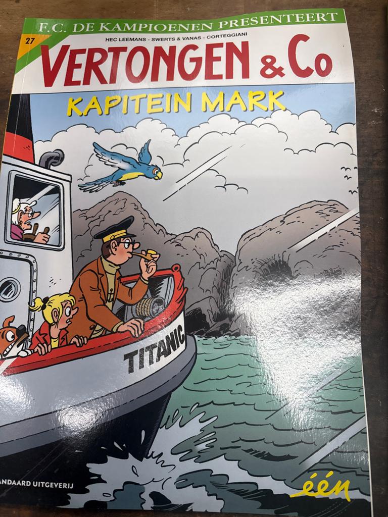 Vertongen & Co - Kapitein Mark (Nr. 27), Eén stripboek, Ophalen of Verzenden, Gelezen