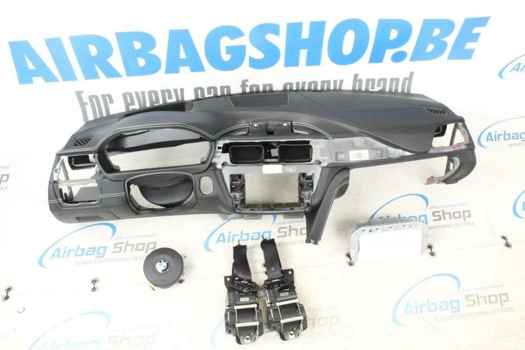 Airbag set Dashboard HUD zwart wit stiksel BMW 4 serie, Gebruikt, Ophalen of Verzenden