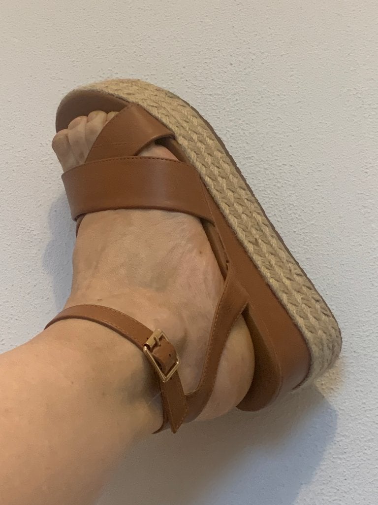 sandalen cognac, Anna Field, Bruin, Nieuw, Sandalen of Muiltjes