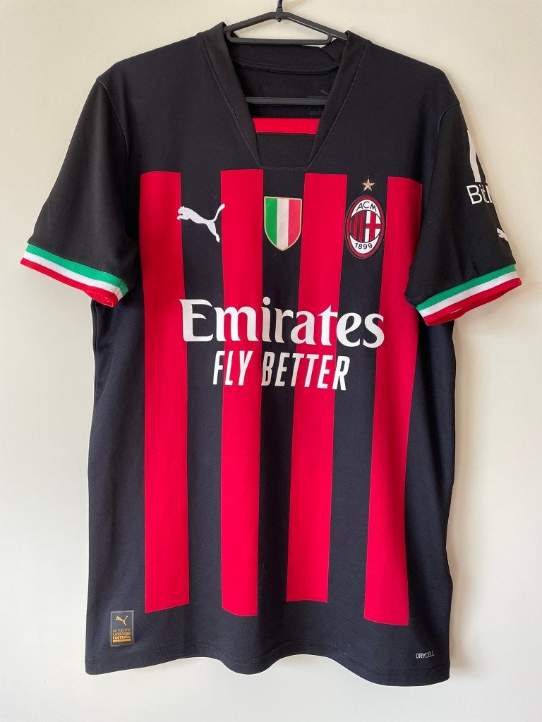 AC Milan Puma Voetbalshirt Maat S, Puma, Ophalen of Verzenden, Zo goed als nieuw, Voetbal