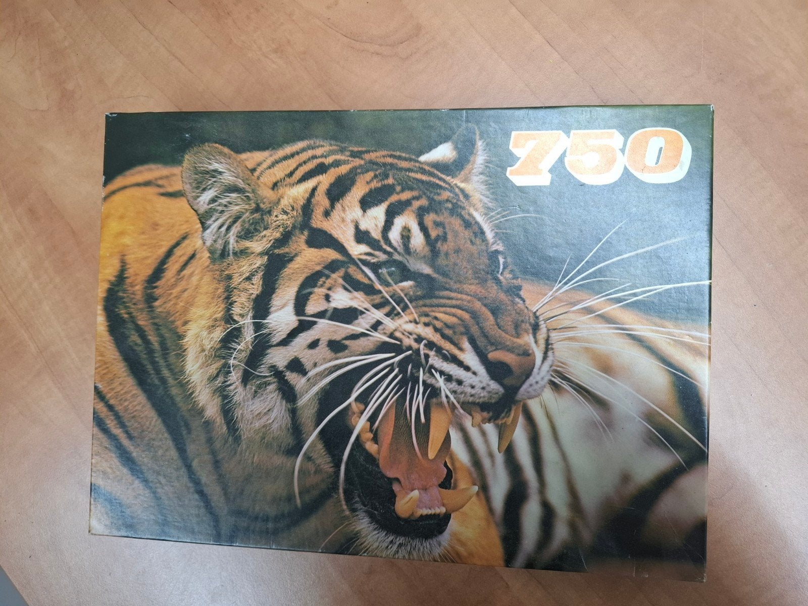 puzzel tijger, Epson, 750 stukjes, Ophalen of Verzenden, Gebruikt, Gebruiksvoorwerp