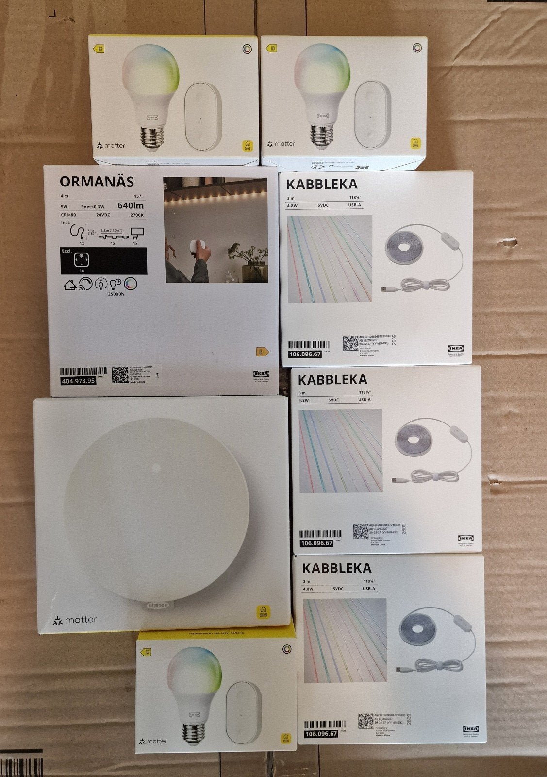 Nieuwe IKEA Smart Kit DIRIGERA, ORMANÄS, KABBLEKA & KAJPLATS, Computers en Software, Routers en Modems, Nieuw, Ophalen of Verzenden