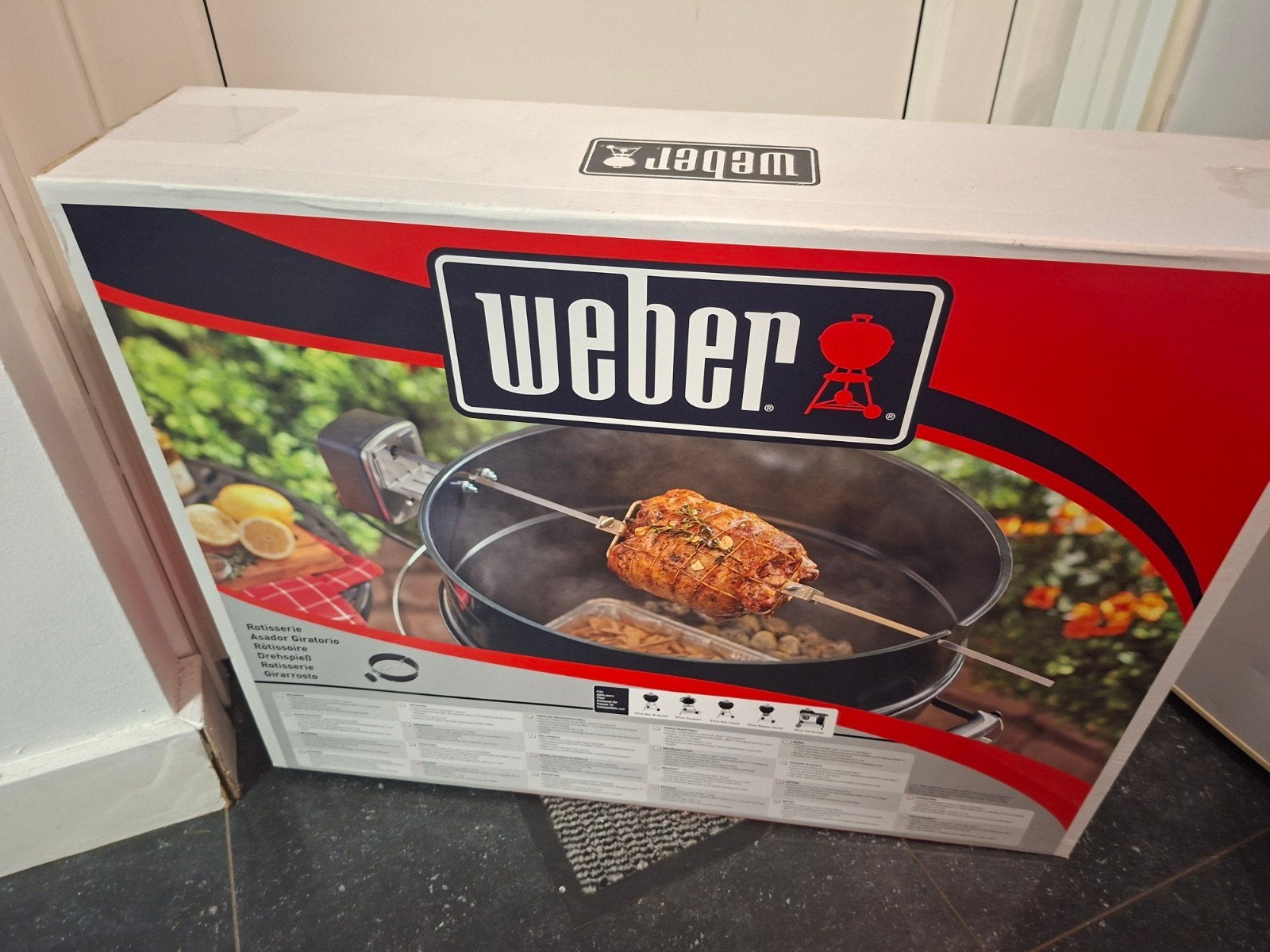 weber spit, Tuin en Terras, Barbecue-accessoires, Ophalen of Verzenden, Nieuw