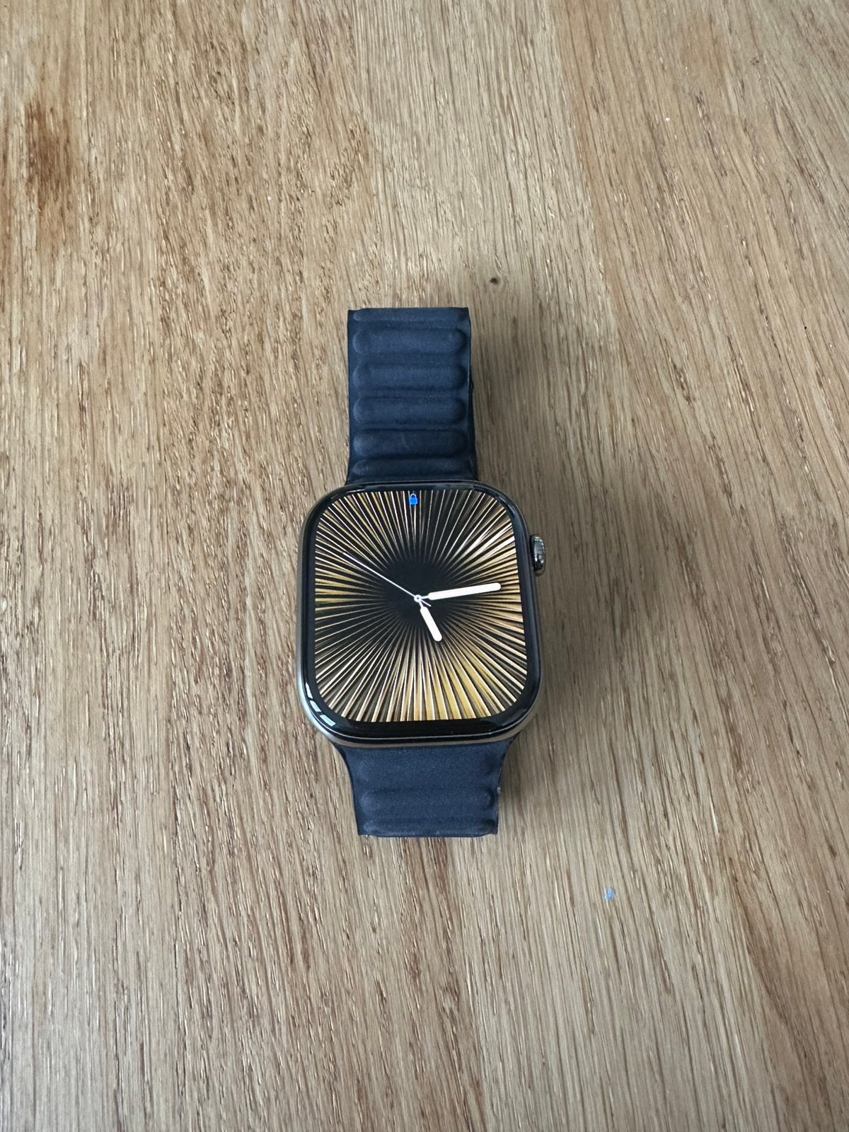 Apple watch series 10 titanium 46mm, Ophalen of Verzenden, Zo goed als nieuw, Zwart, IOS