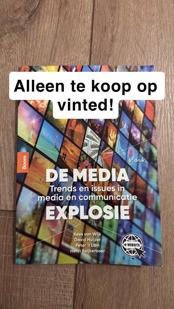 Boek Media explosie, Boeken, Ophalen, Zo goed als nieuw, Overige onderwerpen