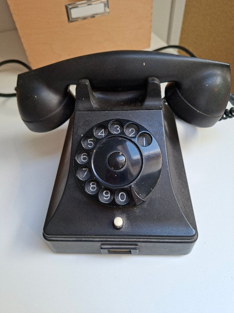 Bakeliet telefoon ptt (werkend), Ophalen, Gebruikt, Bakeliet