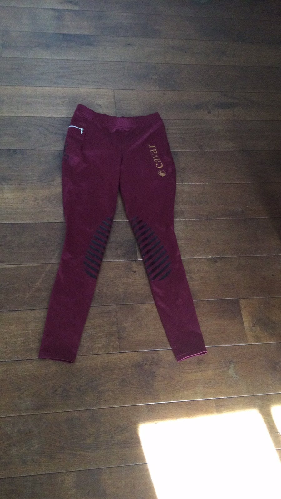 Rijbroek bordeauxrood  mt 36 cavar, Dieren en Toebehoren, Ophalen of Verzenden, Zo goed als nieuw, Dressuur, Onderkleding